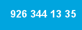 926 344 13 35